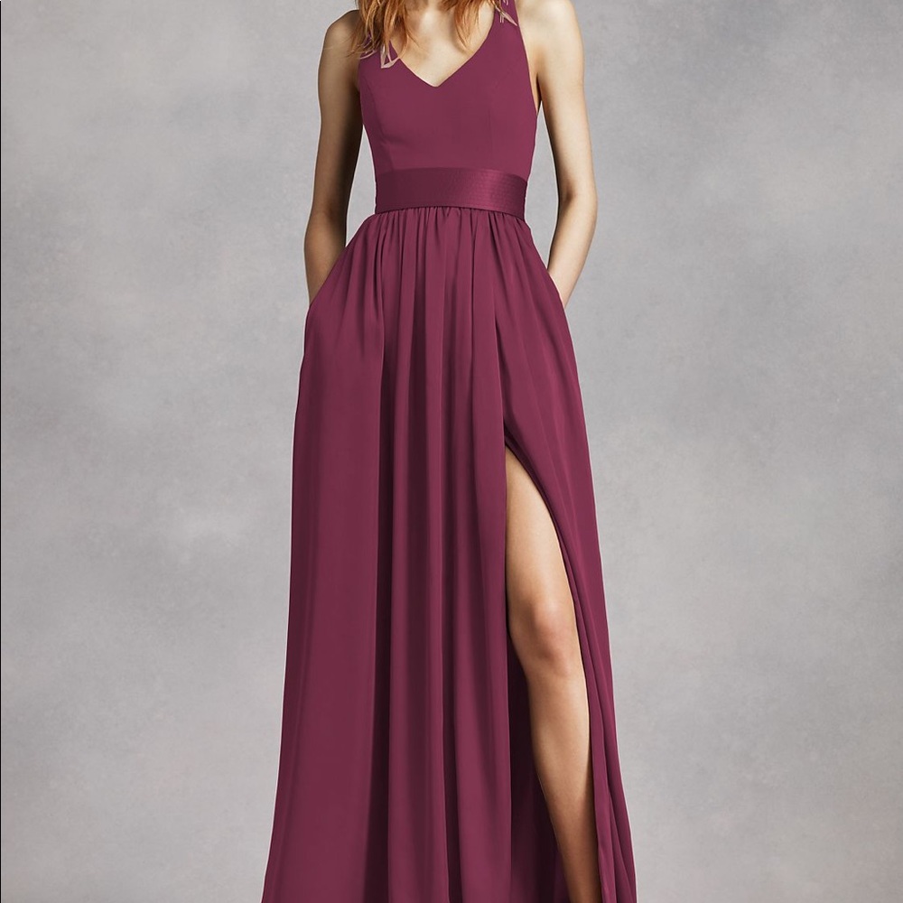 White by Vera wang brides maid dress
